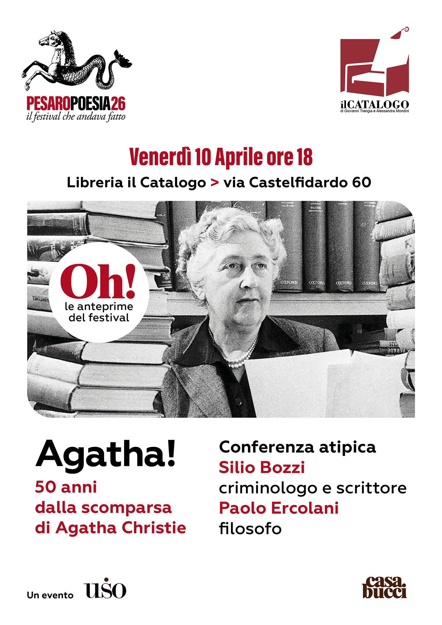 PESAROPOESIA26 – Conferenza atipica “Agatha!”